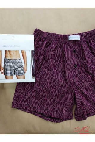 Трусы-боксеры полуприлегающего покроя Anabel Arto 6123 бордо